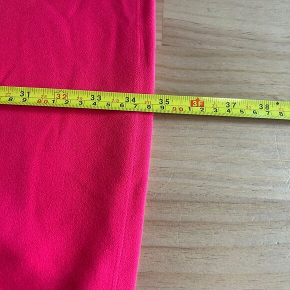 Michael Michael Kors PETITE XL Round Neck Scuba Crepe Chain Trim Dress Deep Pink - Picture 10 of 11